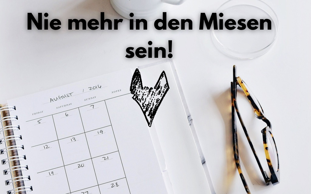 Nie mehr in den Miesen sein!